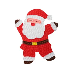 तनाव से राहत पॉप अप बुलबुला Fidget संवेदी संवेदी खिलौना सेट धक्का पॉप पॉपर हेलोवीन क्रिसमस पुश पॉप Fidget खिलौना के लिए बच्चों