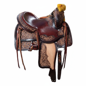 Selle Western Barrel billycook de qualité supérieure nouveau design disponible à bas prix produits de course de chevaux d'Inde - Product Image 1