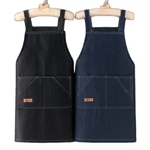 Wholesale Stain Wear Resistant Apron Anti-oil Breathable Colorless Men's Women's Kitchen Working Cook Apron