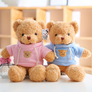 Toptan dev kabarık oyuncak ayı peluş oyuncaklar kazak elbise dolması hayvanlar kızlar için sevgililer günü oyuncak ayı peluş bebekler - Product Image 6