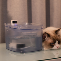 Distributeur de fontaine électrique 1.6, 1 pièce, distributeur d'eau pour animaux de compagnie, fontaine à eau pour chat