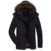 Veste d'hiver à capuche personnalisée pour homme - Manteau chaud