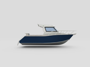 7.5m <span class=keywords><strong>hull</strong></span> chiều dài nửa cabin Cruiser thuyền đánh cá sâu V hình <span class=keywords><strong>hull</strong></span> cho nghiêm trọng ngư dân offshore câu cá và lặn - Product Image 2