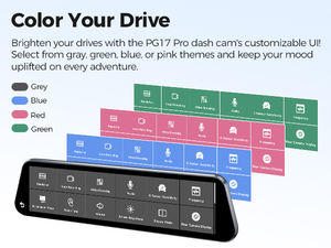 AZDOME PG17 Pro видеорегистратор 4K + <span class=keywords><strong>2</strong></span>,5 K STARVIS2 IMX678 зеркальный видеорегистратор 11,8 дюймов сенсорный экран видеорегистратор черный ящик с Wi-Fi GPS - Product Image 6