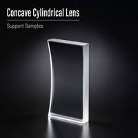 Lentille cylindrique personnalisée, design plano-concave, longueur focale et taille personnalisables pour générateur de ligne laser