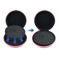 Étui de transport portable personnalisé en EVA pour huiles essentielles, étui de transport imperméable et résistant aux chocs avec fermeture à glissière pour 12 flacons