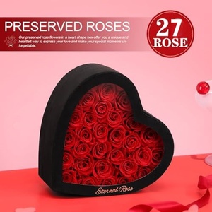 Rosa Eterna Preservada EVERY LOVE en Caja de Regalo Tamaño M, Flores Artificiales para Decoración de Bodas - Product Image 3