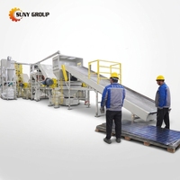 Ligne de production de recyclage de panneaux solaires contrôlée par PLC SUNY ZY-PVR-1500 390KW en provenance du Henan