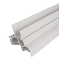 Profils en PVC plastique durables, écologiques et personnalisés à bas prix pour portes et fenêtres dans la conception de bâtiments modernes