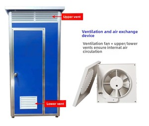 Toilettes publiques métalliques <span class=keywords><strong>WC</strong></span> avec douche Bidet Toilettes portables extérieures Toilettes mobiles pour événements - Product Image 2