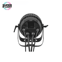 Projecteur LED PAR 7 Yeux RGBW IP65 Étanche pour Extérieur, Éclairage de Scène DMX pour Clubs et Parcs à Thème