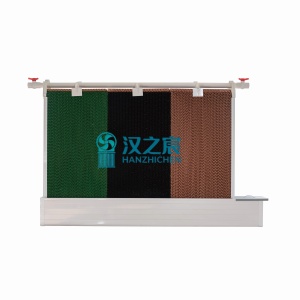 Système de refroidissement industriel <span class=keywords><strong>pour</strong></span> serres avicoles, panneau évaporatif en nid d'abeille avec <span class=keywords><strong>cadre</strong></span> en aluminium/acier inoxydable/galvanisé - Product Image 1