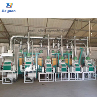 Ligne complète de production de minoterie Machines à moudre la farine de blé Traitement de broyage des grains de maïs