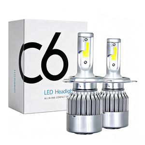 LELANPU 9005 H15 Auto-lampjes Dubbele Projector D2S Koplamp Lampen <span class=keywords><strong>C6</strong></span> LED Koplamp Lampen voor Universele Auto - Product Image 1