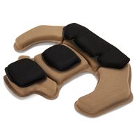 Kit de rembourrage de casque respirant avec Logo personnalisé, tapis de protection en mousse à mémoire de forme
