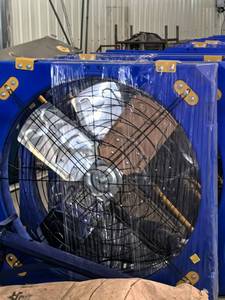 Ventilateurs pour vaches galvanisés robustes avec un grand volume d'air pour une ventilation naturelle et une réduction de la température dans les granges des fermes laitières - Product Image 4