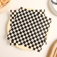 Papier kraft anti-graisse de qualité alimentaire pour l'emballage de gâteaux, de hamburgers ou de rouleaux de poulet, avec impression de logo personnalisée