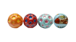 Jeu de jardin d'extérieur, balle anti-stress en PU Lava, DIA 6 CM, logo personnalisé OEM, jouet en peluche certifié ASTM, jouets pour enfants de 3 ans et plus - Product Image 4