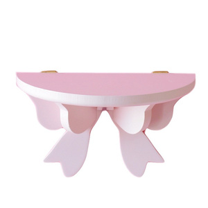 Décoration de <span class=keywords><strong>chambre</strong></span> <span class=keywords><strong>fille</strong></span> <span class=keywords><strong>étagère</strong></span> <span class=keywords><strong>murale</strong></span> suspendue sans poinçonnage arc <span class=keywords><strong>fille</strong></span> doux japonais rose - Product Image 1