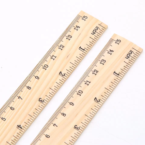 School Stationery Bamboo Wood <strong>Ruler</strong> Custom 15cm 20cm 30cm <strong>Ruler</strong> Eco Friendly <strong>Ruler</strong> - Product Image 5