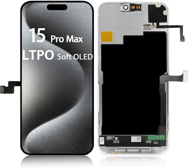 LCD Screen for iPhone 15 Pro Max Screen Replacement LCD 3D Touch Display Full HD Digitizer Assembly A2849 A3105 A3106 A3108