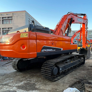 รถขุดไฮดรอลิก Doosan Dx340lc มือสอง ประสิทธิภาพการทำงานสูง รถขุดเกาหลี dx225 dx300 dx340 รถขุดขนาดใหญ่ - Product Image 1