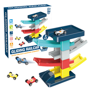 HOYE CRAFT – piste de course pour enfants, voiture rampe <span class=keywords><strong>en</strong></span> plastique, jouet éducatif pour enfants, nouvelle mode - Product Image 2