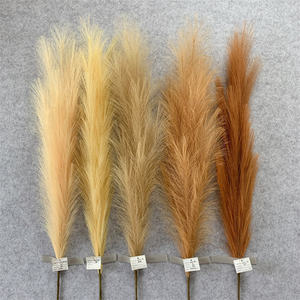 QSLH-546 de haute qualité herbe de pampa chaude Artificiales Grandes graines d'herbe de pampa centres de table de mariage Faux herbe de pampa moelleuse - Product Image 6