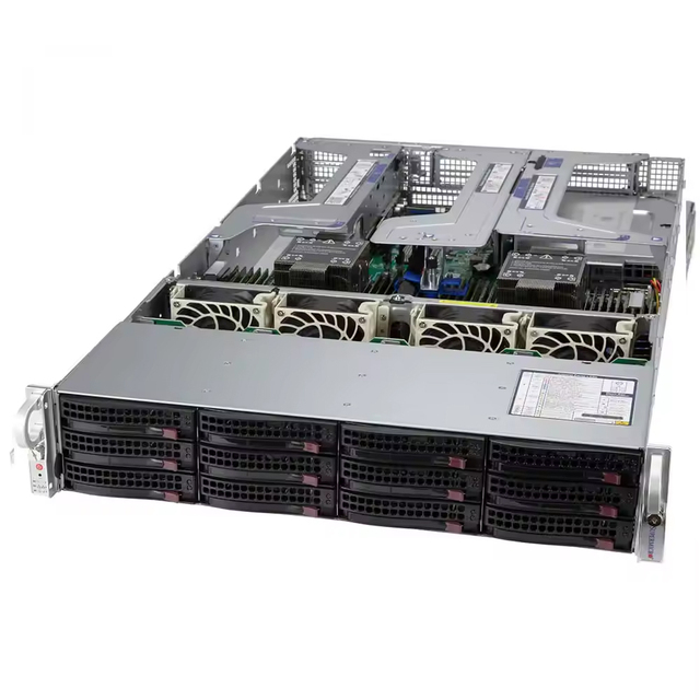 AS-2025HS-TNR Supermicro 2U Hyper A+ Rack Server Dual AMD EPYC 12 Bay NVMe 24 DDR5 DIMM PCIe 5.0 Enterprise Server