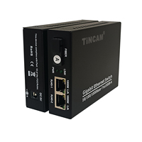 Commutateur PoE+ Tincam 10/100/1000M, monomode, prenant en charge la fibre optique, convertisseur de média Ethernet RJ45 Gigabit pour caméra CCTV