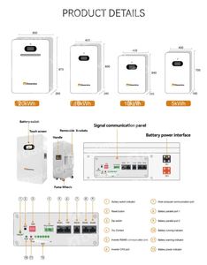 Batería de Litio Dawnice Residencial de 51.2V 10kwh 20kwh 200Ah 300Ah 15Kw para Almacenamiento de Energía, Batería de Pared Lifepo4 - Product Image 3