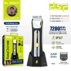 Depiladora eléctrica Dsp 60853T, afeitadora con batería y carga USB para el cuidado de todo el cuerpo - Product Image 2