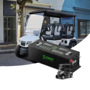I-SWAY baterai mobil Golf elektrik 48v 105ah 210ah baterai Keranjang Golf Lithium baterai 48volt 105ah Lifepo4 baterai Keranjang Golf