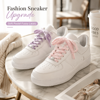 Lacets en chenille doux et moelleux en gros pour baskets OEM ODM Mingjia