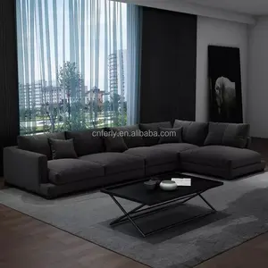 Factory Sale Mid Century Modern Furniture Fabric Sofa Set Furniture Living Room Sofas For Home Hotel Couch Set