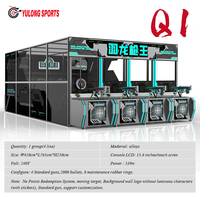 Yulong Sports Q-1 Machine d'arcade de tir vidéo gonflable à monnayeur pour zone de jeux, modèle Transformer Real Gun Metal Max