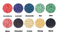 Cire Dépilatoire Dure Professionnelle en Grains 400g, Multi-Parfums, pour Soins Corporels et Épilation à Domicile ou en Salon