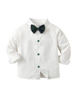 Gilet en coton Gentleman Garçons Ensemble Costumes Formels Pour Bébé Garçon Costume Enfants Vêtements De Mariage Enfants Vêtements