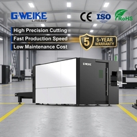 Machine de découpe laser à fibre pour plaques métalliques en acier inoxydable, à refroidissement par eau, avec commande CNC Cypcut, moteur HIWIN, IA automatique, haute vitesse, garantie 5 ans
