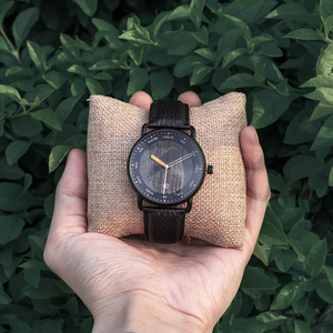 Regalo de Navidad entrega rápida Japón movimiento bajo moq moda Casual Auto fecha hombres reloj de pulsera reloj de cuero genuino en caja de regalo Me - Product Image 1