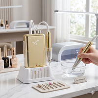 Ponceuse à ongles sans fil professionnelle intelligente à couple élevé 45000 tr/min 85W, moteur sans balais, faible bruit, lime électrique avec pièce à main étanche