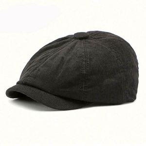 Casquette Gatsby unisexe en feutre de laine style newsboy rétro britannique avec logo personnalisé, portable pour les sports de plein air, usage décontracté et plage - Product Image 4