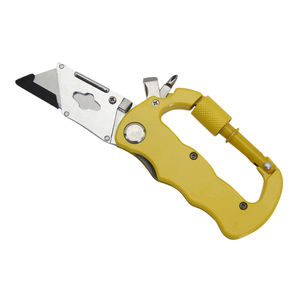पॉकेट चाकू के साथ मल्टीटास्कूल चाकू त्वरित परिवर्तन फोल्डिंग उपयोगिता चाकू एल्यूमीनियम फ्रेम स्लॉटेड और फिलिप्स स्क्रूड्राइवर के साथ - Product Image 1
