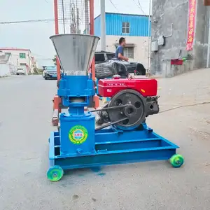 Combustível diesel Pellet Press Animal Feed Processador Agricultura Feed Machine forragem alimentar granulador granulador pelota máquina