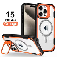2024 nouvelle couverture de téléphone portable armure de luxe pour iPhone 16 15 14 13 Pro Max Plus support de caméra étui de téléphone portable magnétique