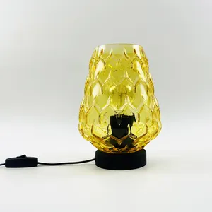 German Light Luxury Table Lamp Modern Simple Bedroom Bedside Lamp Nordic Living Room Study Decoration Glass Lamp