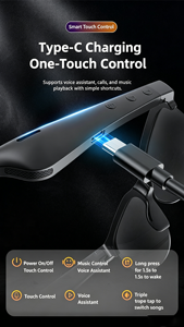 Lunettes intelligentes AI : traduction, musique et appels téléphoniques, lunettes de soleil sans fil, lunettes audio intelligentes - Product Image 3