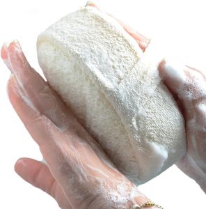 Brosse corporelle en <span class=keywords><strong>luffa</strong></span> naturelle en fibres végétales écologiques avec logo personnalisé pour la douche et la salle <span class=keywords><strong>de</strong></span> bain - Product Image 3