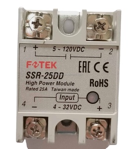 ตัวแทนจำหน่าย โซลิดสเตตรีเลย์เฟสเดียว SSR-05DD SSR-10DD SSR-25DD SSR-50DD SSR-75DD รีเลย์ FOTEK - Product Image 2