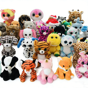 Surtido de peluches de animales de zoológico personalizados, paquete a granel de peluches pequeños, lindos peluches de ojos grandes - Product Image 2